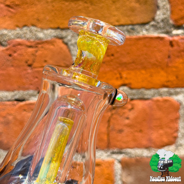 The Puffco Peak Glass Attachment - Amber -SmokeDay