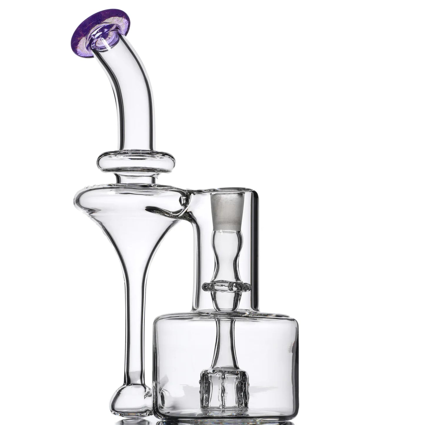 Greek Glass RBR 14mm - Purple Lollipop Default Headies Hideout