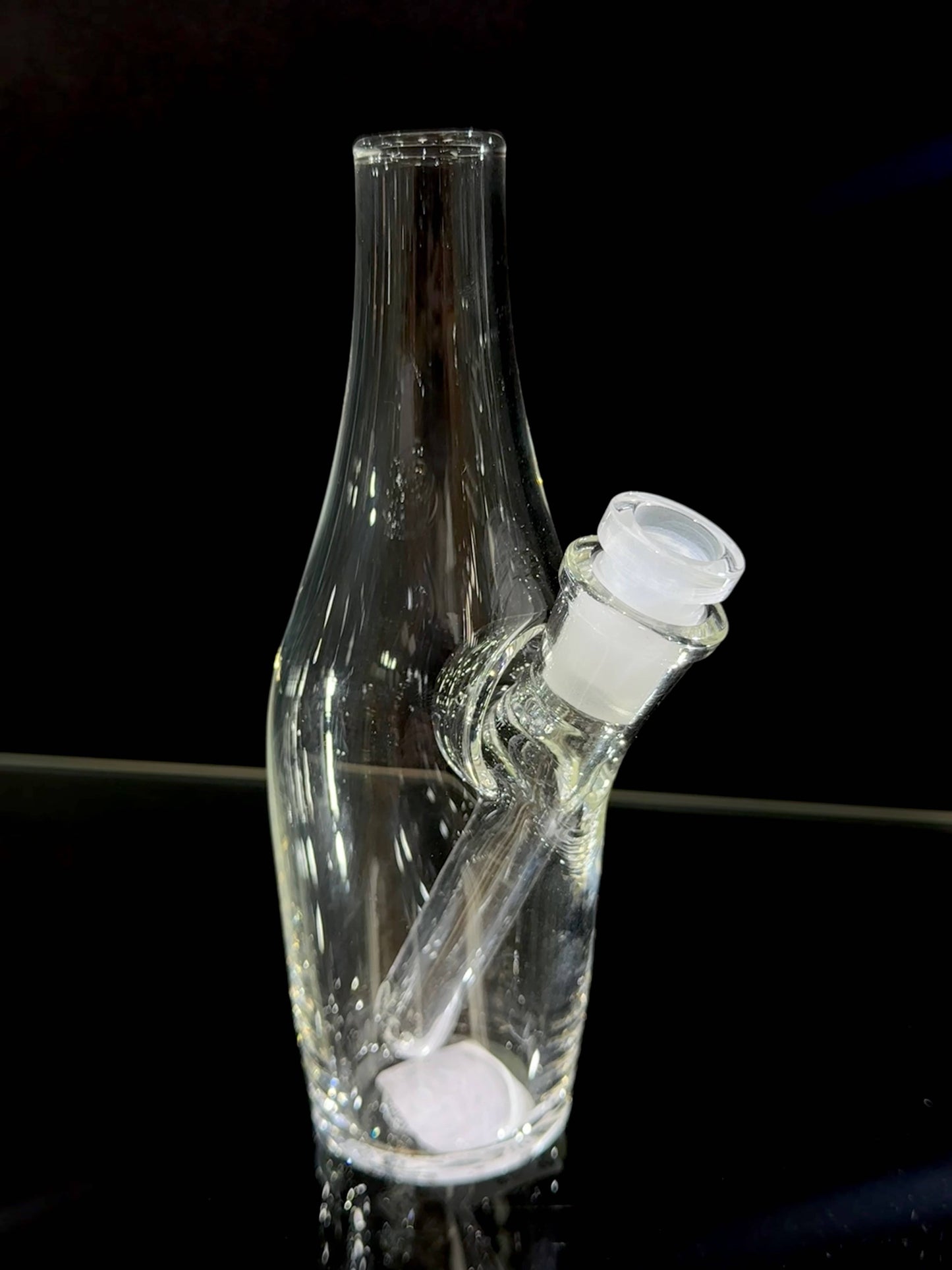 Greek Glass Saki Bottle - Clear Default Headies Hideout