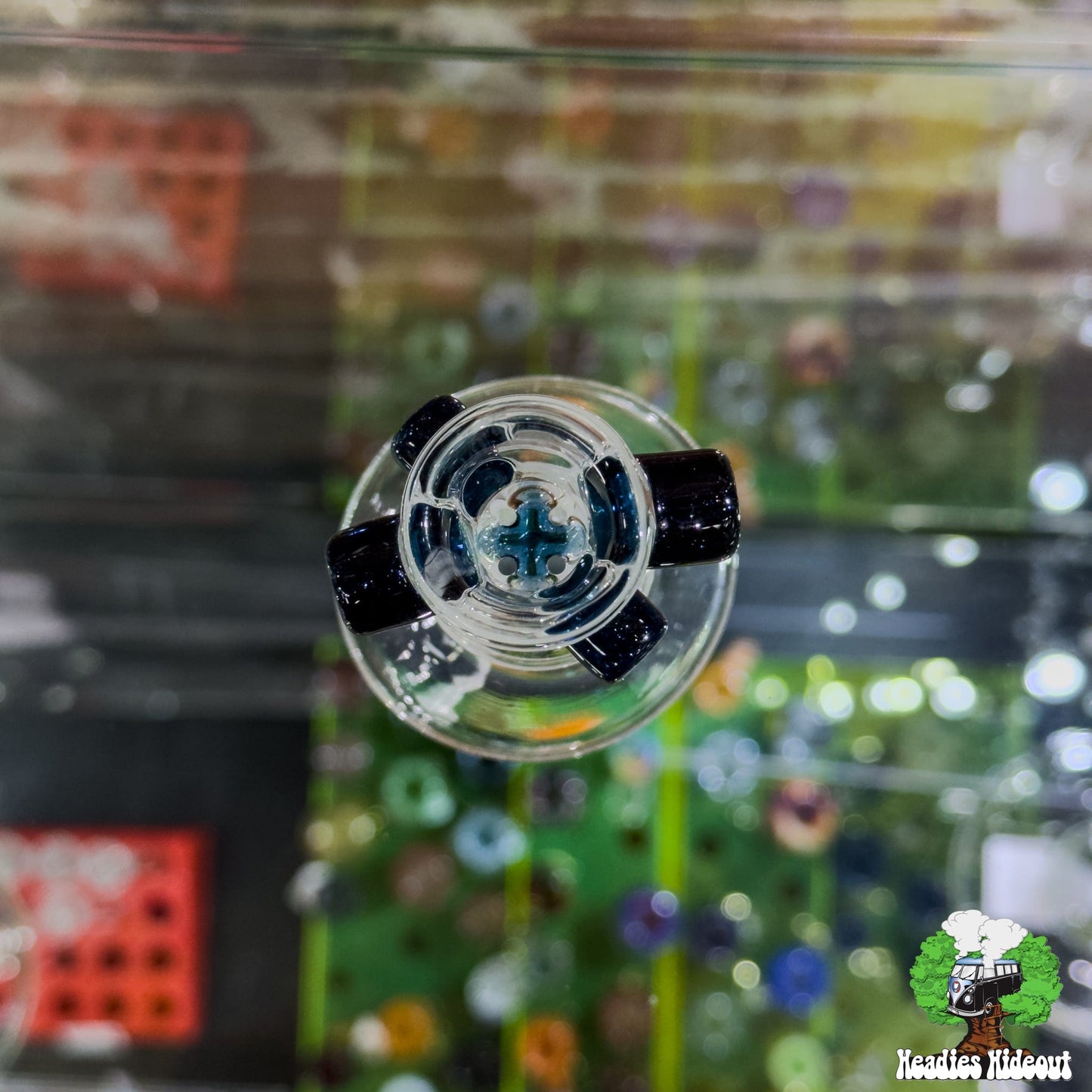 Zombie Hand 4 Hole Slide 18mm - Heavy Blue Stardust Default Headies Hideout