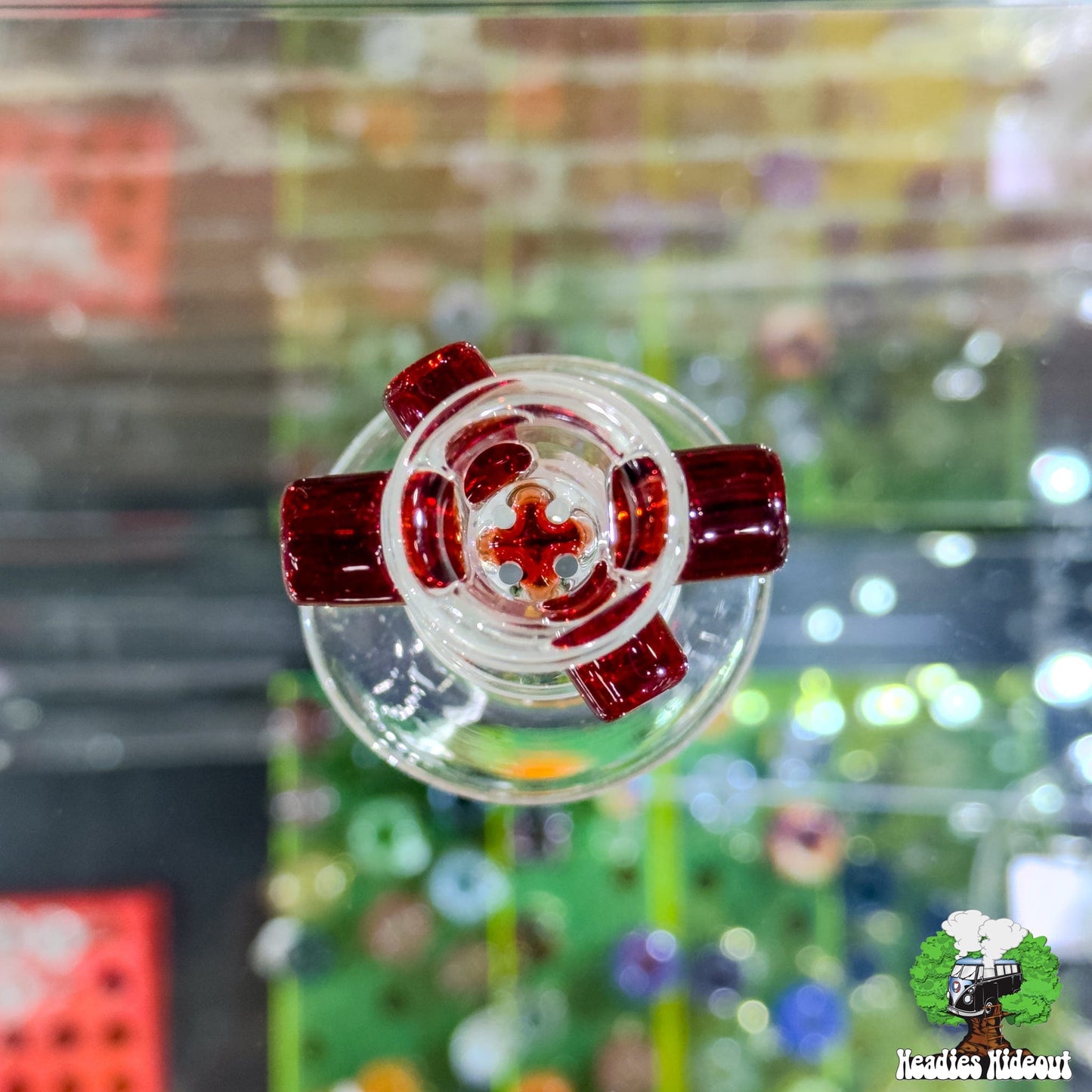 Zombie Hand 4 Hole Slide 18mm - Pomegranate Default Headies Hideout