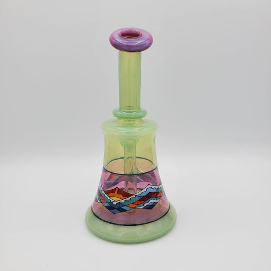 Brian Jacobson Sock Flip Filla Jammer - Hulk Over Robbins Egg and Telemagenta Headie Glass Headies Hideout