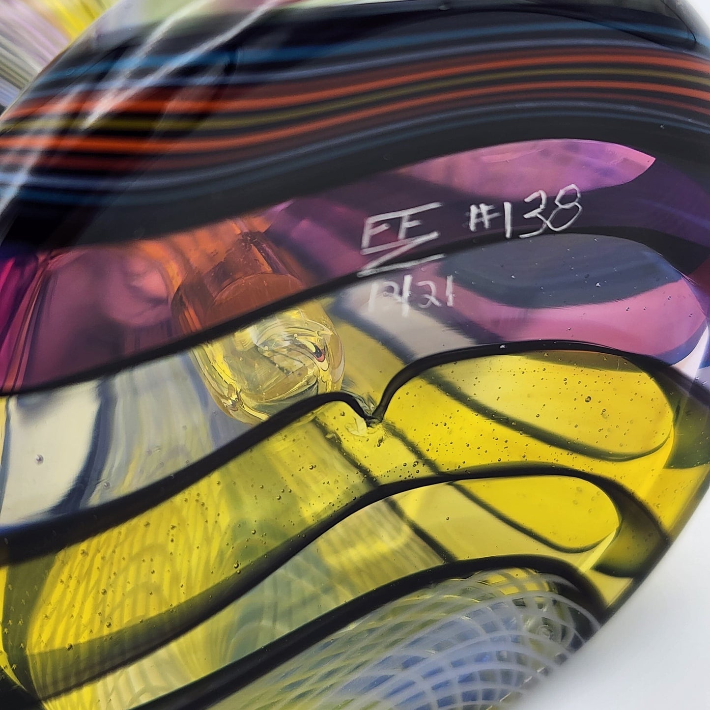 EF Norris Glass Color of Sound Cup - #138 Headie Glass Headies Hideout