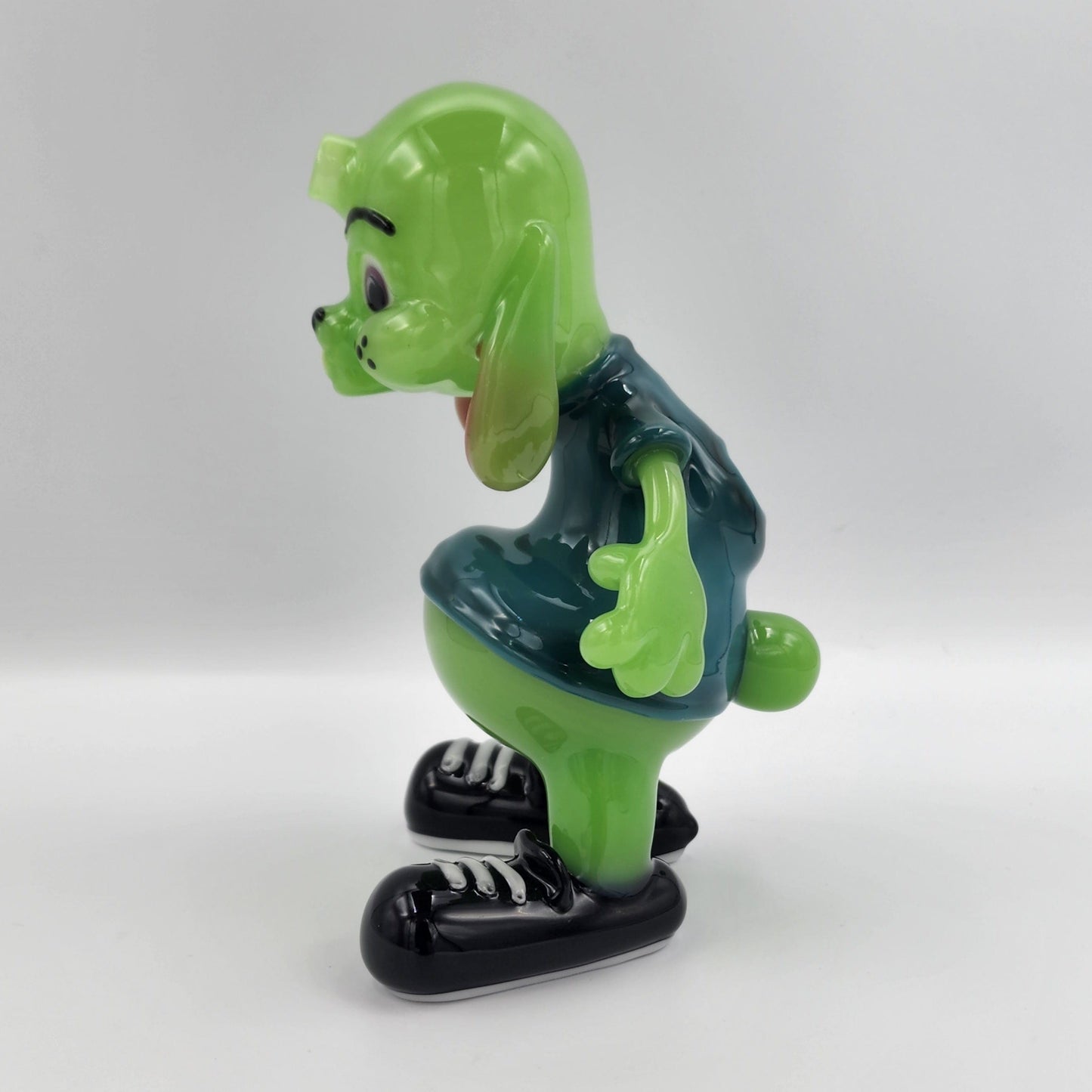 Friday Glass Clothed Bunny - Double Dose and Opaque Aqua Headie Glass Headies Hideout