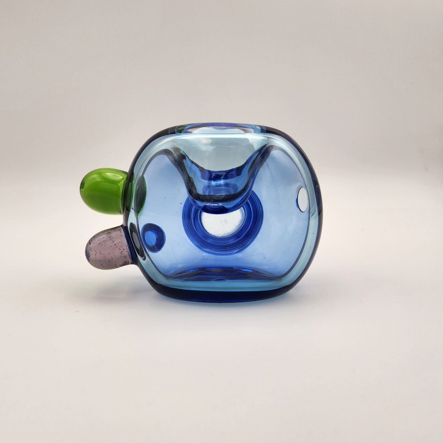 JP Cicero Glass Spoon Two Color Transparent -2A Default Headies Hideout