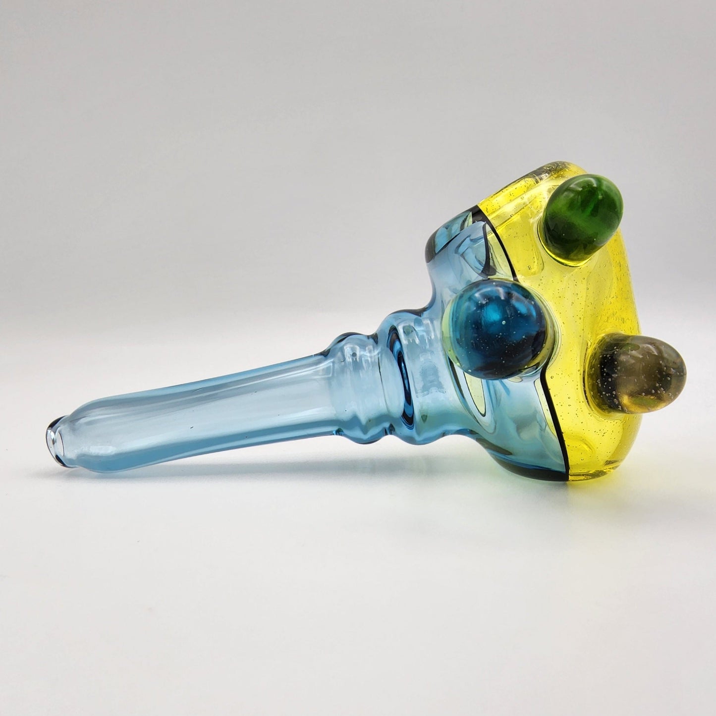 JP Cicero Glass Spoon Two Color Transparent - 3A Default Headies Hideout