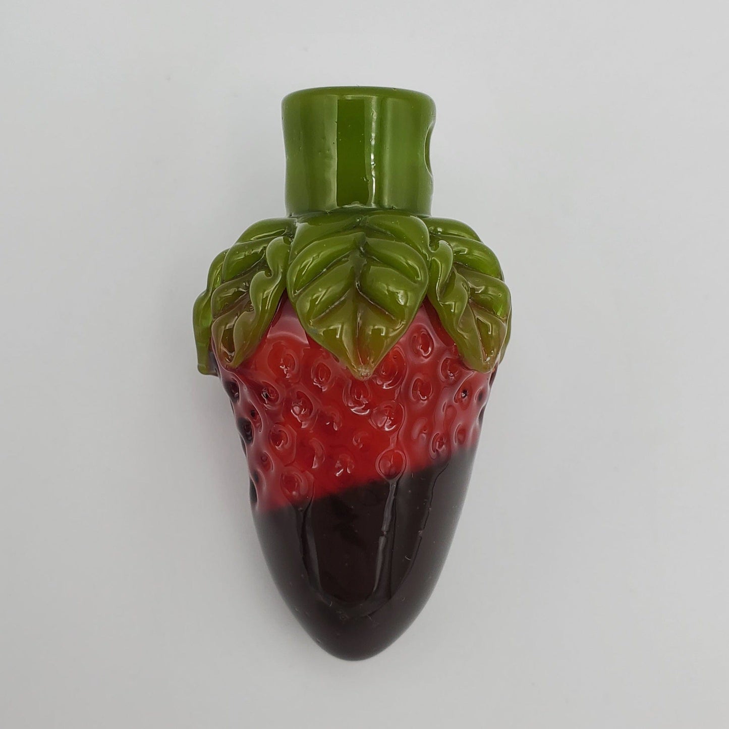 Strawberry Glass - Small Strawberry Chocolate Pendant Pendant Headies Hideout