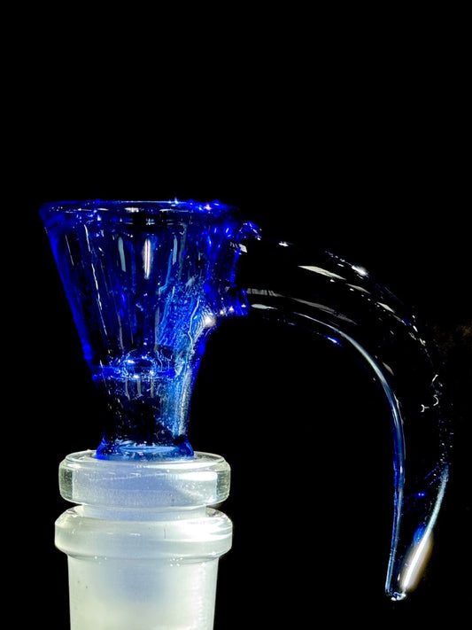 Greek Glass 14mm Slide - Blue Cobalt Default Headies Hideout