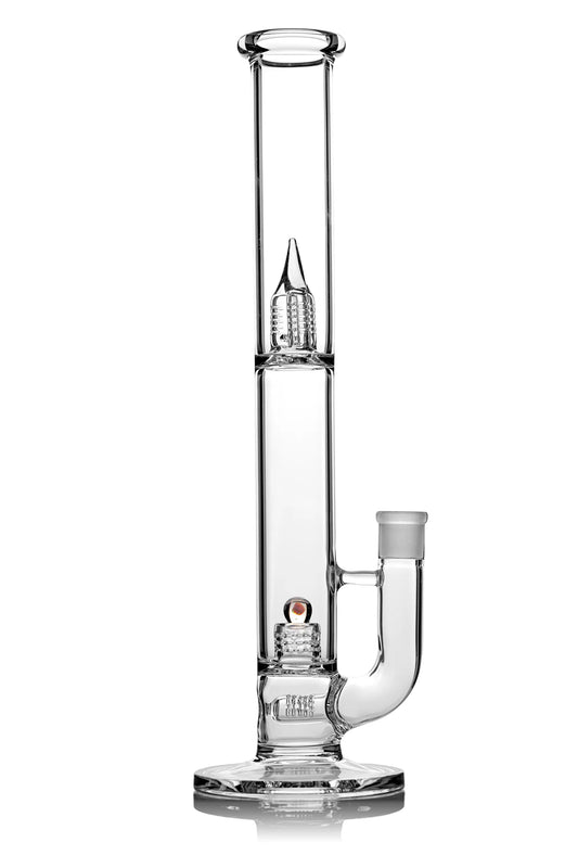 Greek Glass 360 Grid Tube w/ Opal Default Headies Hideout