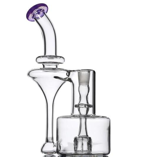 Greek Glass RBR 14mm - Purple Lollipop Default Headies Hideout
