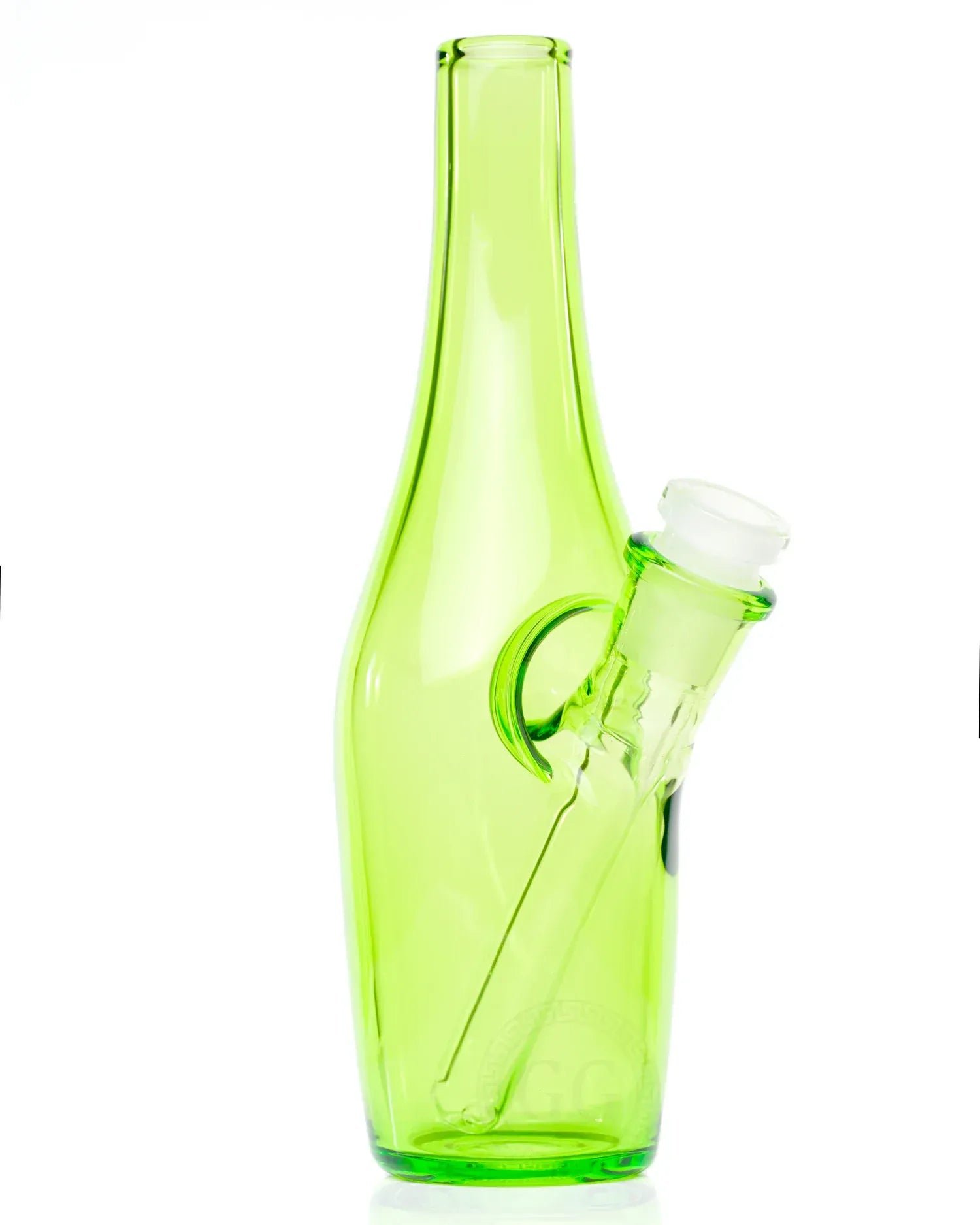 Greek Glass Saki Bottle - Green Default Headies Hideout