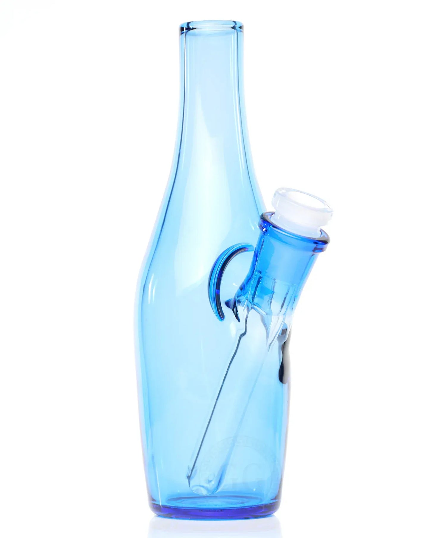 Greek Glass Saki Bottle - Light Blue Cobalt Default Headies Hideout