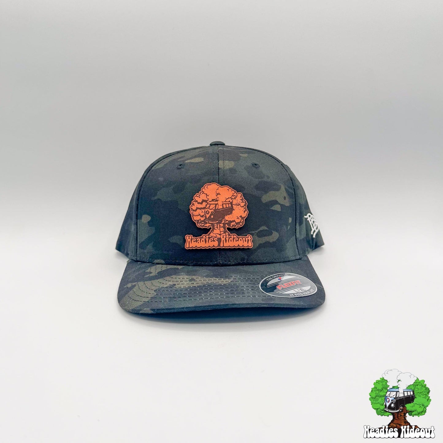 Headies Hideout Camo Flex Fit Hat - L/XL Default Headies Hideout