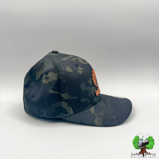 Headies Hideout Camo Flex Fit Hat - L/XL Default Headies Hideout