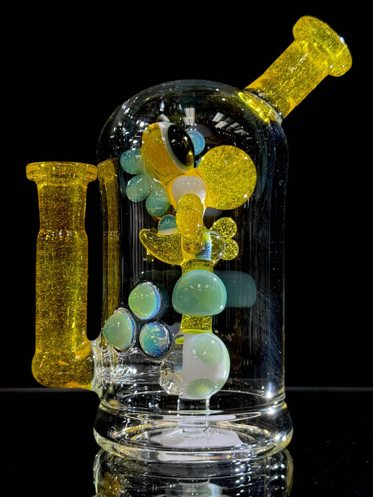 Mitzel Glass #317 Terps/Aquamania Default Headies Hideout