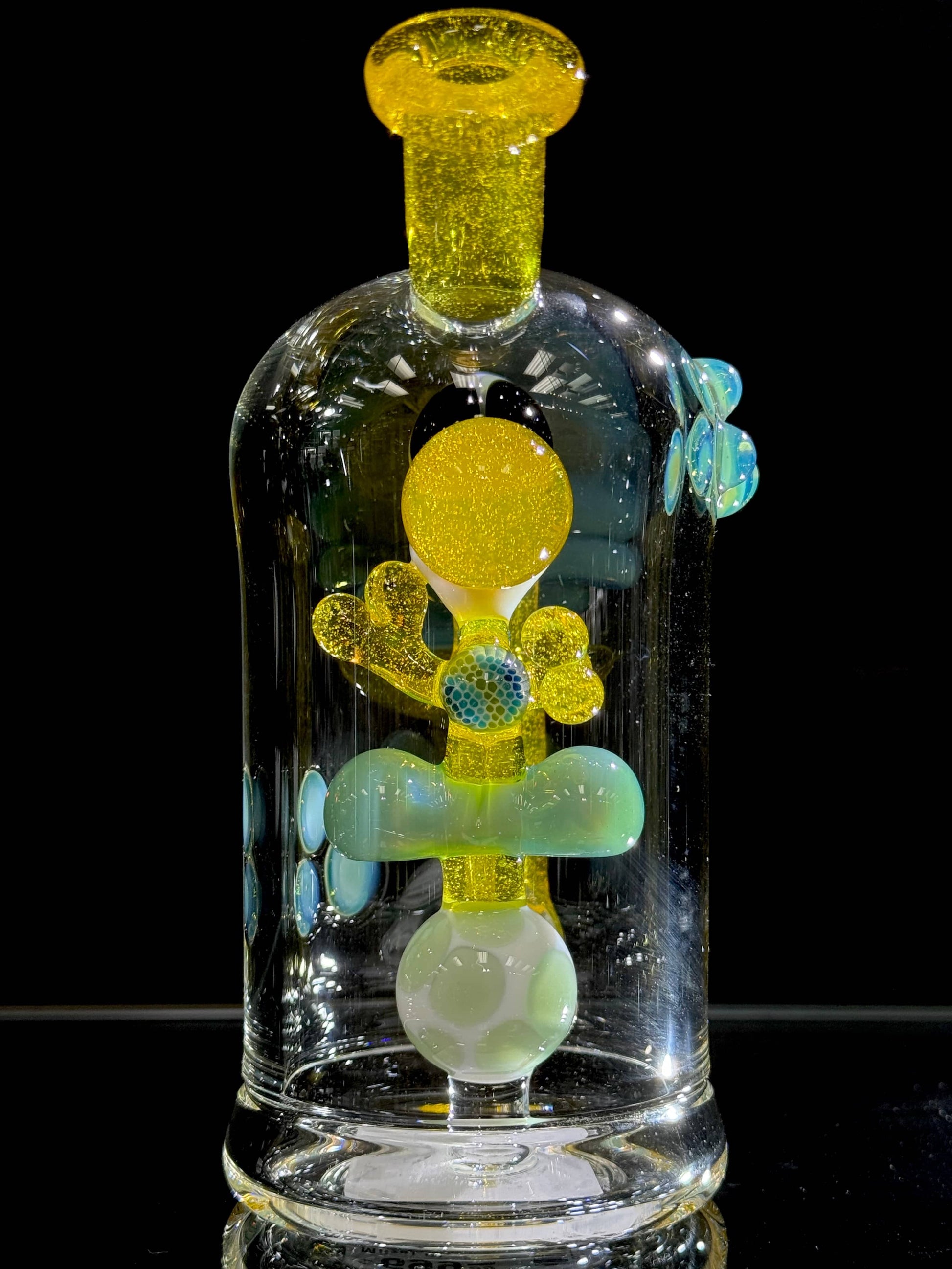Mitzel Glass #317 Terps/Aquamania Default Headies Hideout