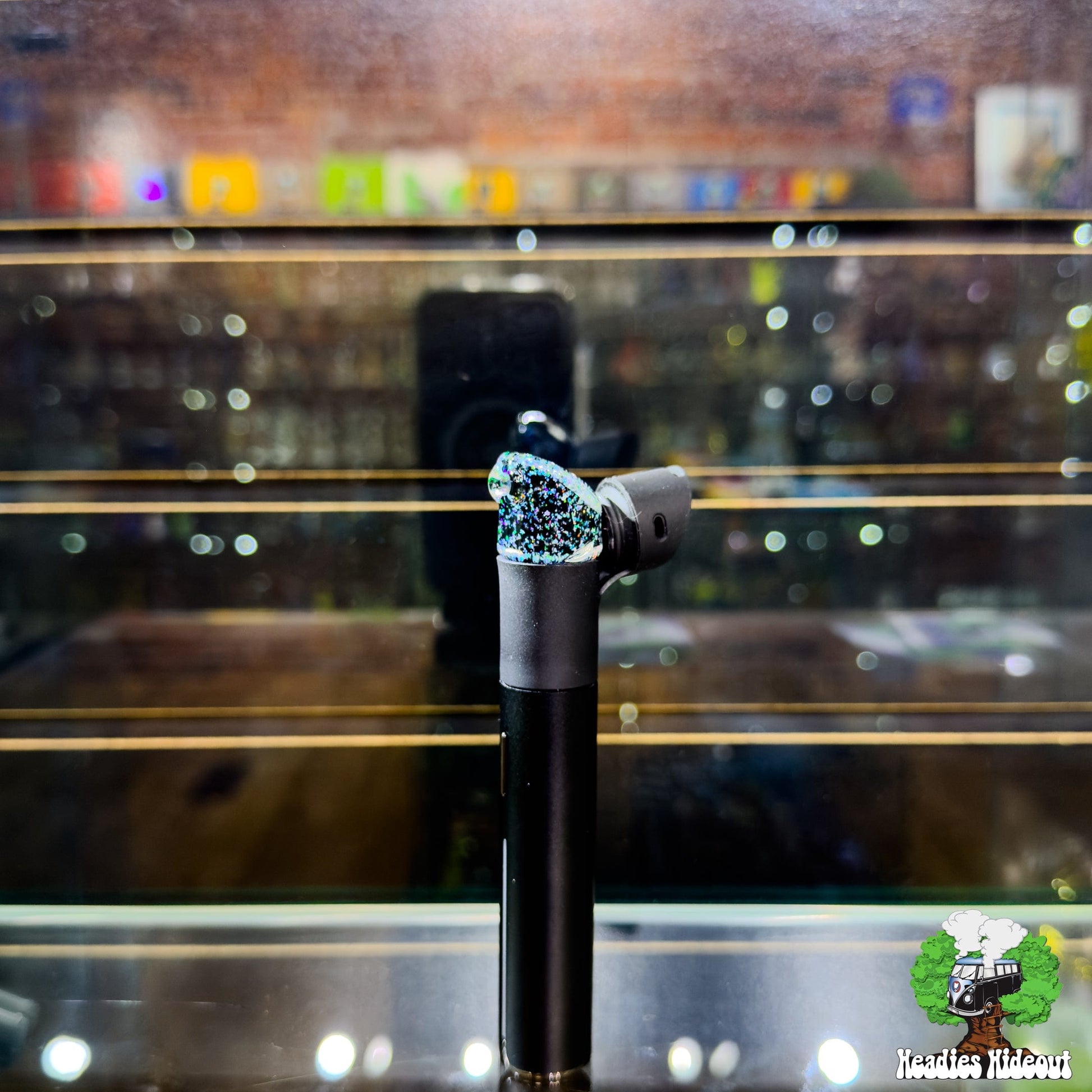 Organik Glass Pivot Top - Crushed Opal Over Black Default Headies Hideout