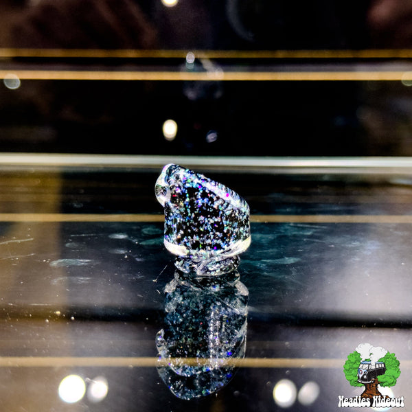 Organik Glass Pivot Top - Crushed Opal Over Black Default Headies Hideout