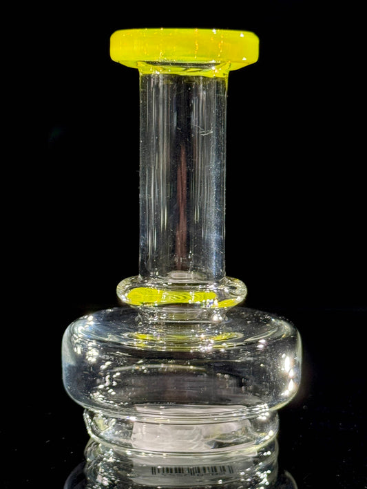 Tokr Glass V2 Puffco Dry Top CA - Yellow Default Headies Hideout