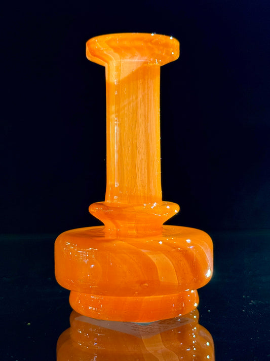Tokr Glass V2 Puffco Dry Top Full Color - Orange Default Headies Hideout