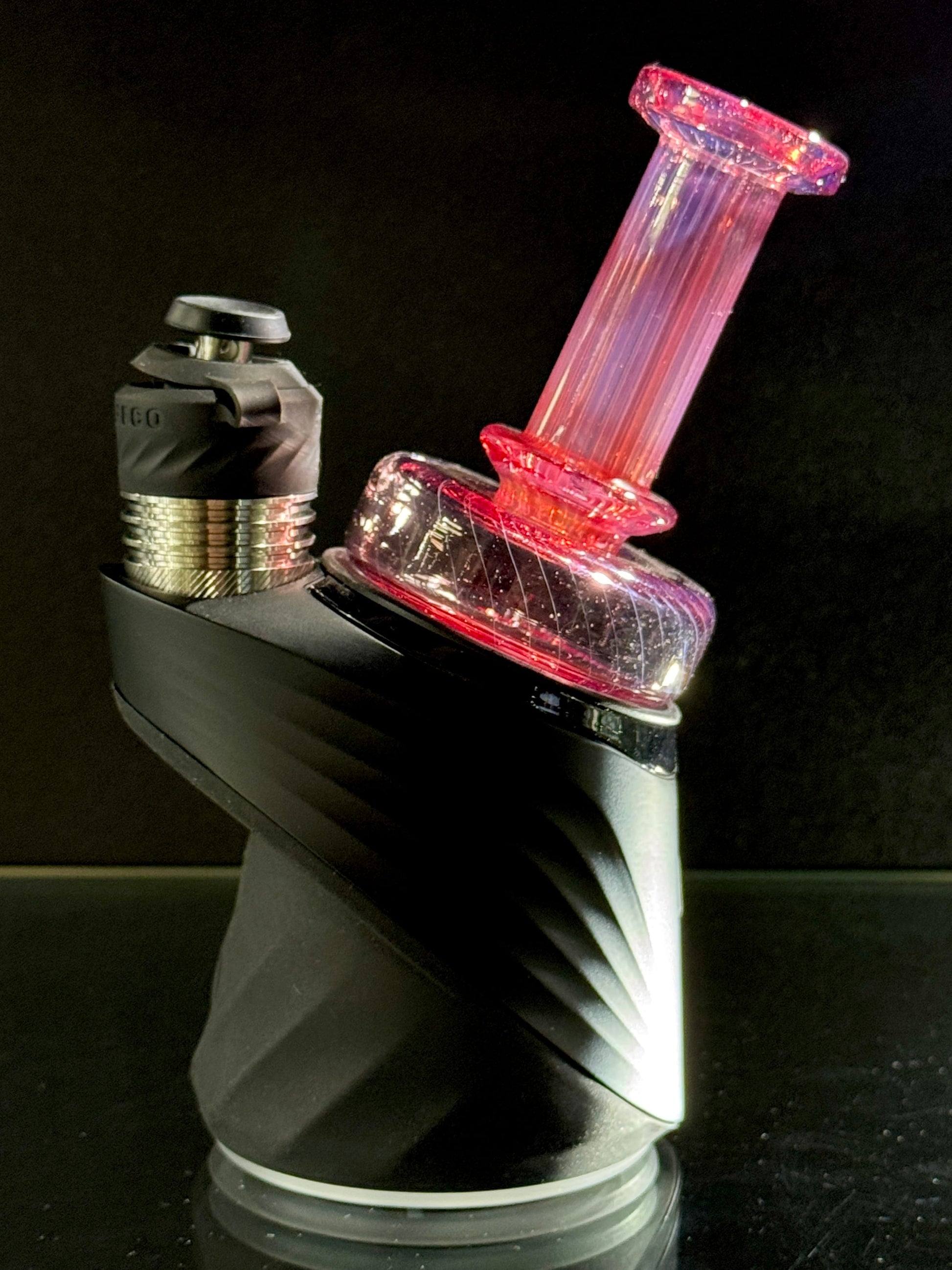 Tokr Glass V2 Puffco Dry Top Full Color - Rose Cloud Default Headies Hideout