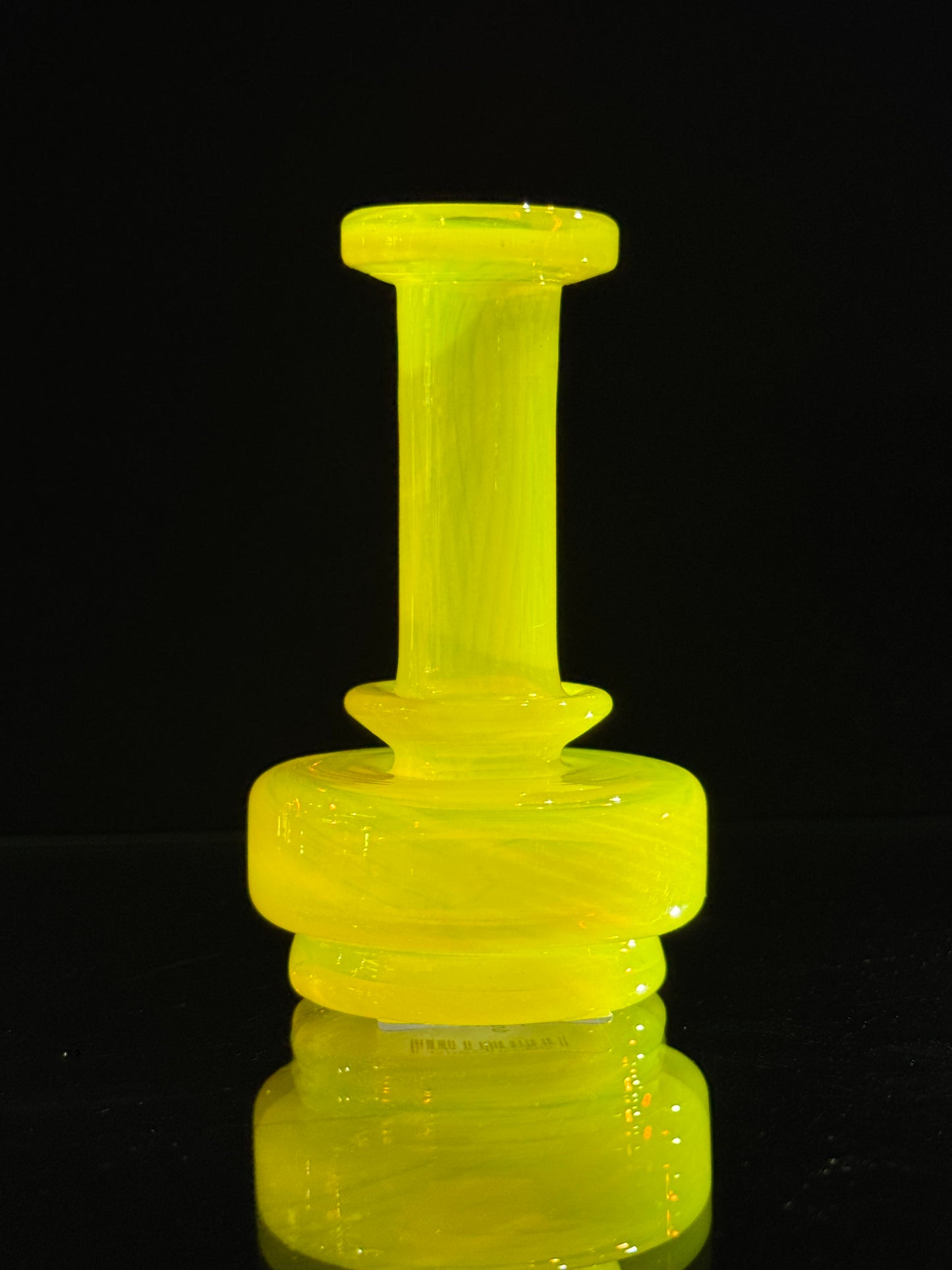 Tokr Glass V2 Puffco Dry Top Full Color - Yellow Default Headies Hideout