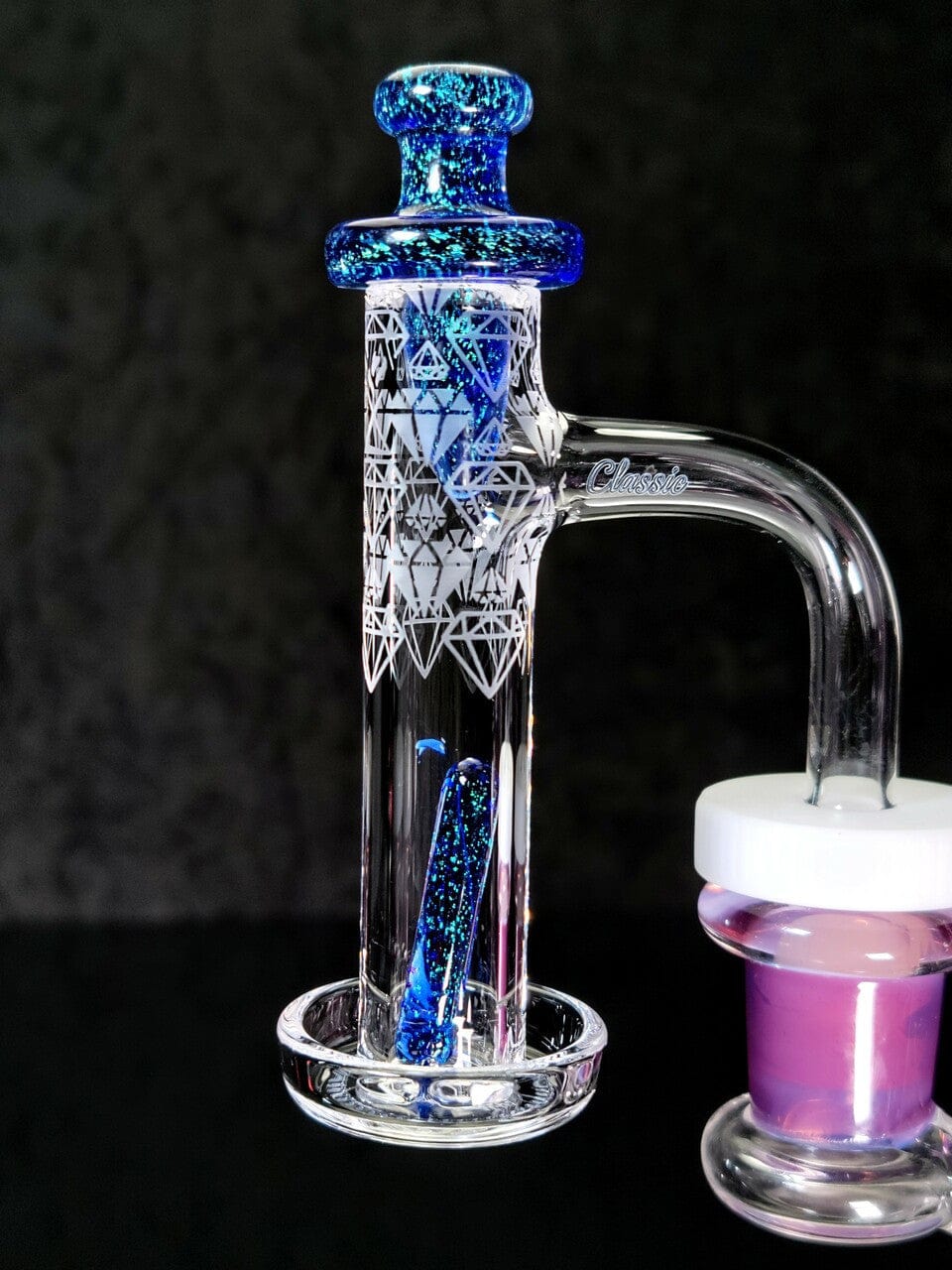 Victory Glassworks Classic Diamond Tower - 14mm 90 Degree Default Headies Hideout