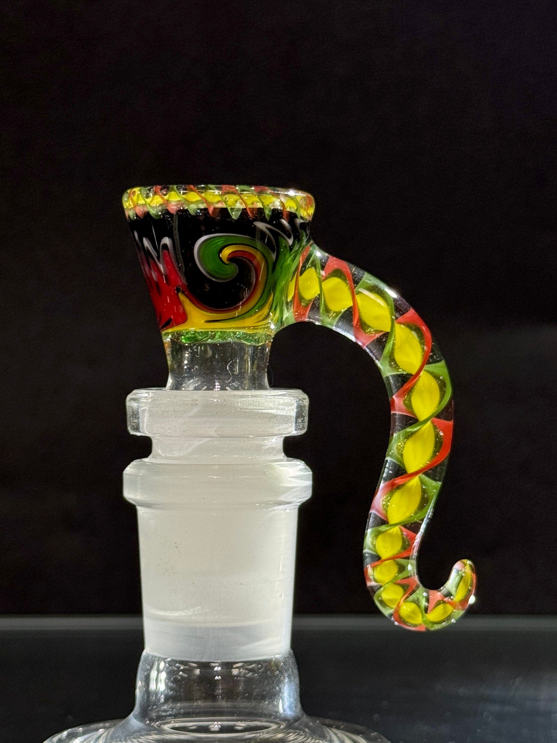 Willstar Glass 14mm 3 Hole Slide Design #2b Default Headies Hideout