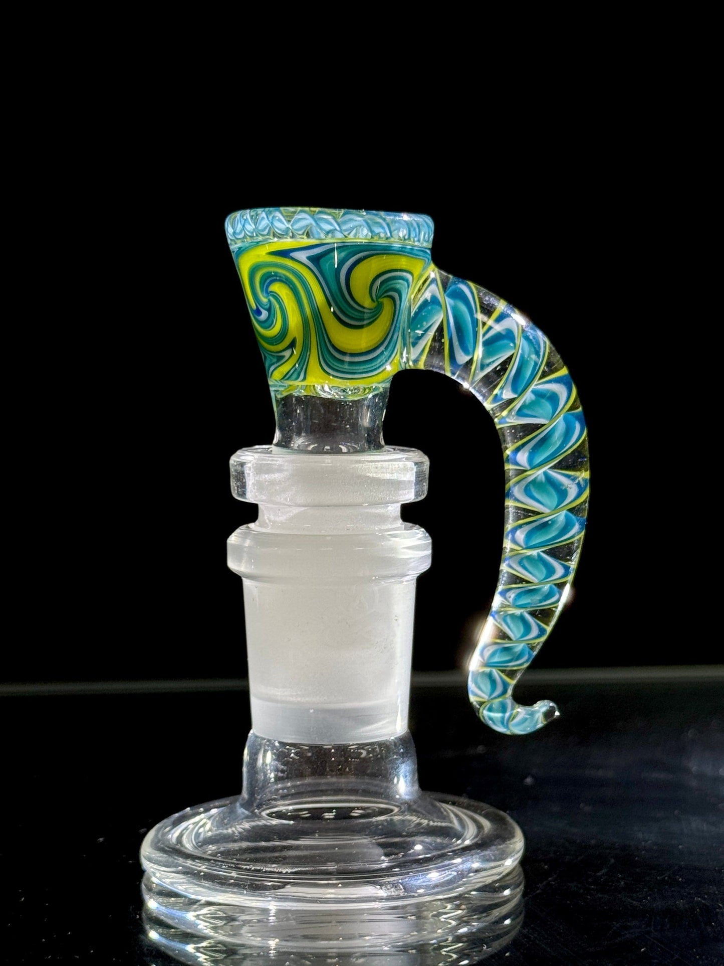 Willstar Glass 14mm 3 Hole Slide Design #4b Default Headies Hideout