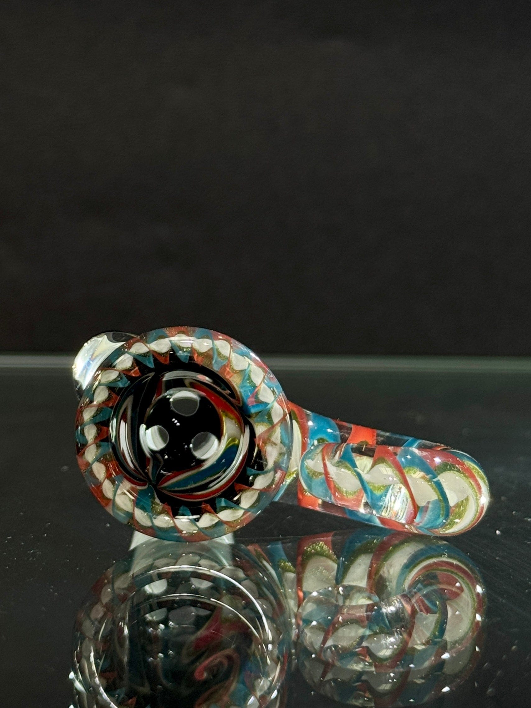 Willstar Glass 14mm Slide - Design #2A Grateful Dead Default Headies Hideout