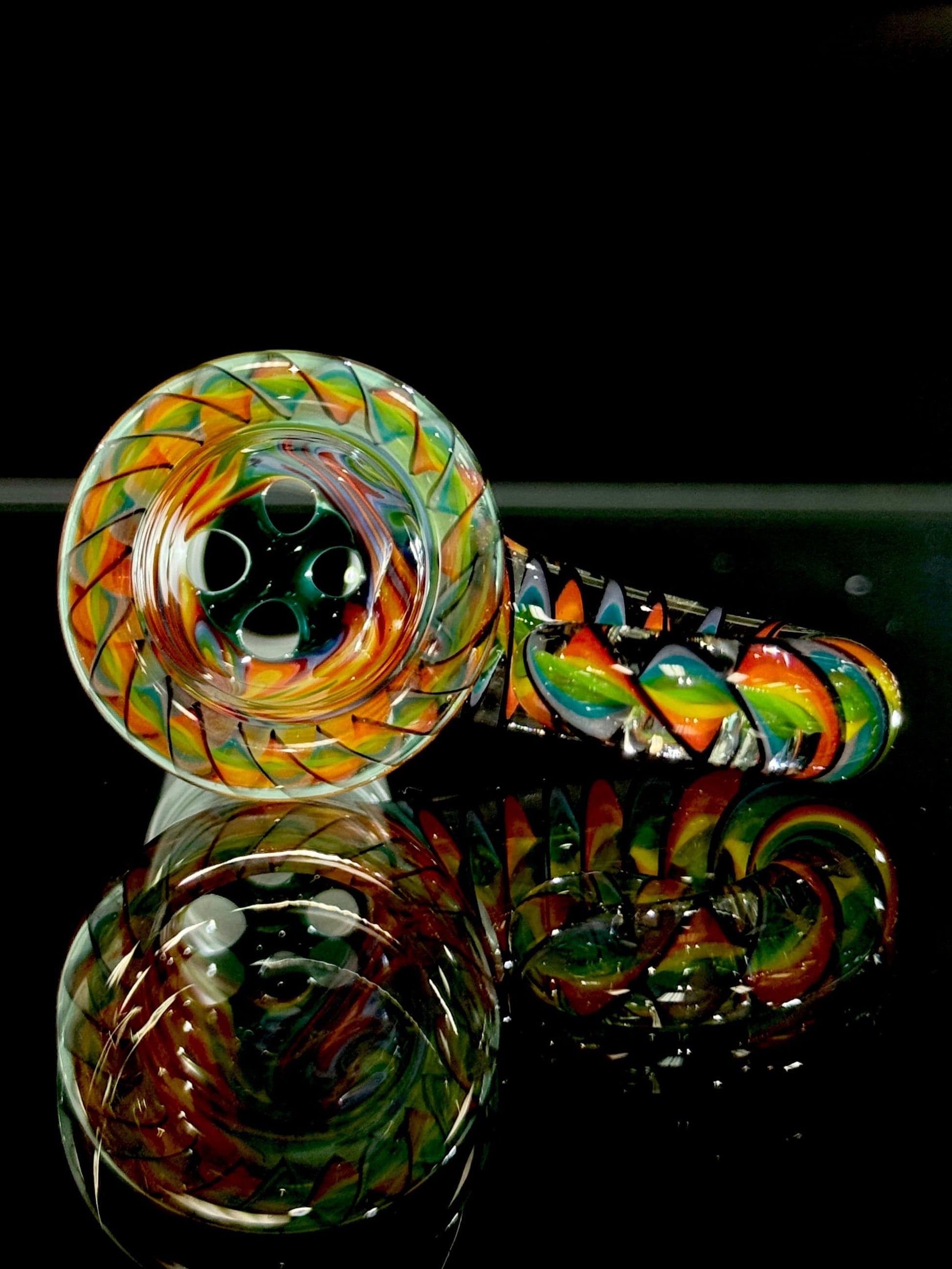 Willstar Glass 18mm 4-Hole Slide - 2B Default Headies Hideout