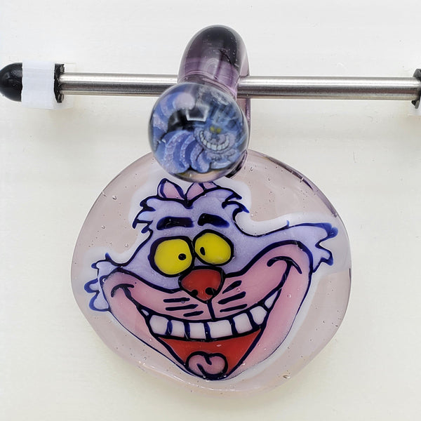Avi Glass Pendant - Cheshire Cat Pendant Headies Hideout