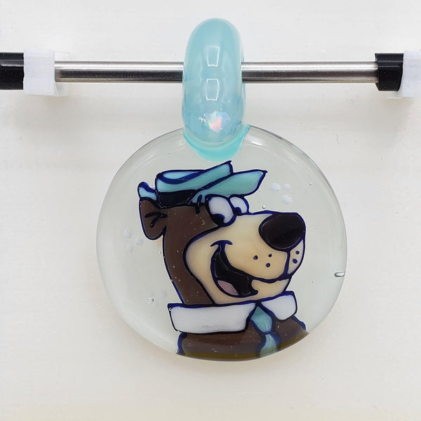 Avi Glass Pendant - Yogi the Bear Pendant Headies Hideout