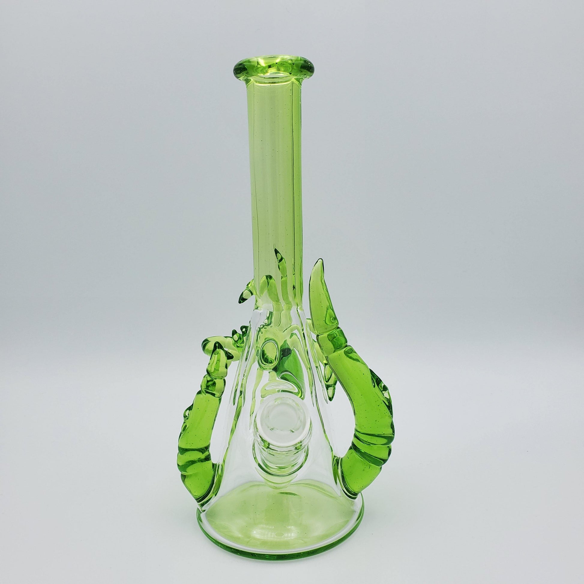 Bowser Glass Arachnid Jammer - #7 Oxyo-Smaragd Haterade Headie Glass Headies Hideout