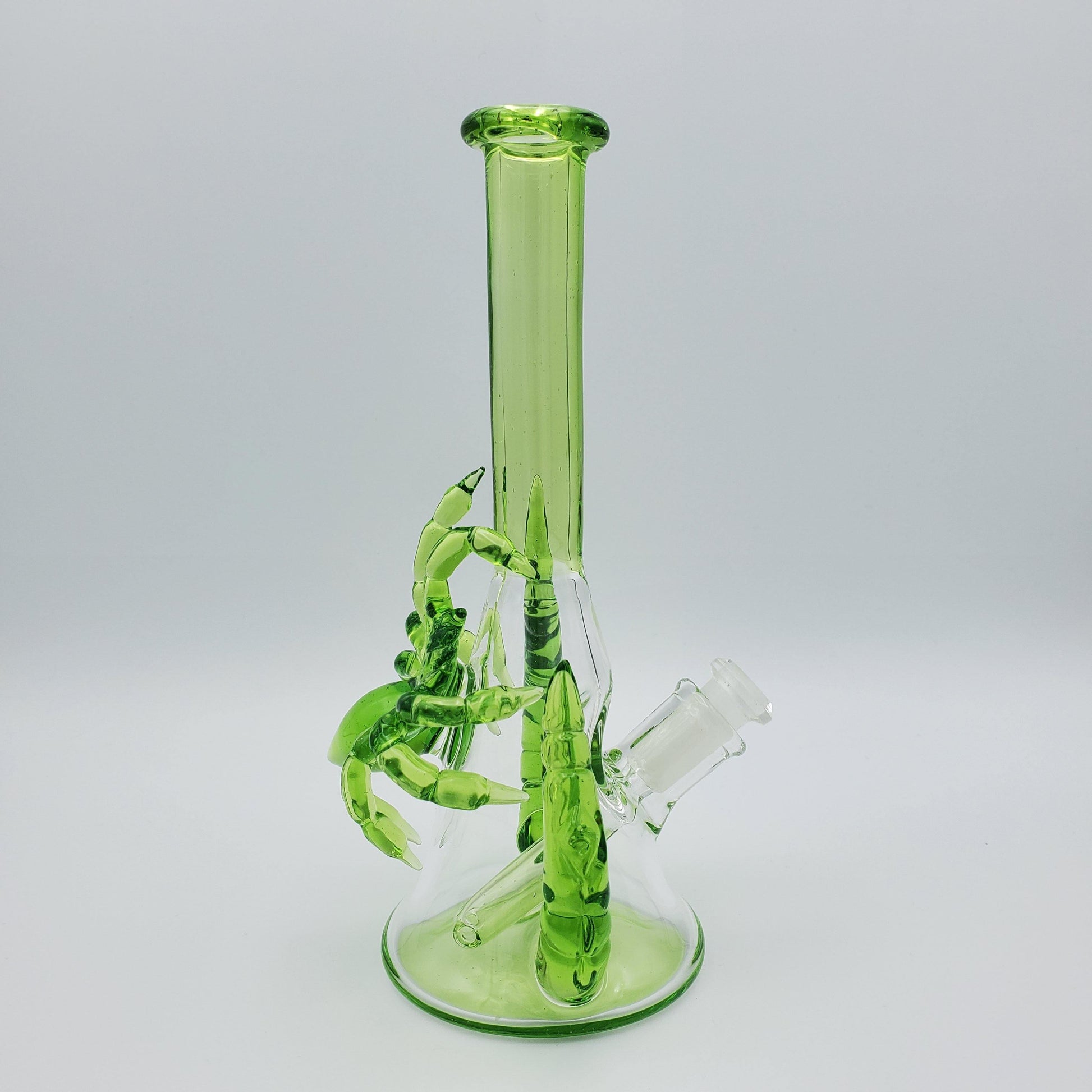 Bowser Glass Arachnid Jammer - #7 Oxyo-Smaragd Haterade Headie Glass Headies Hideout