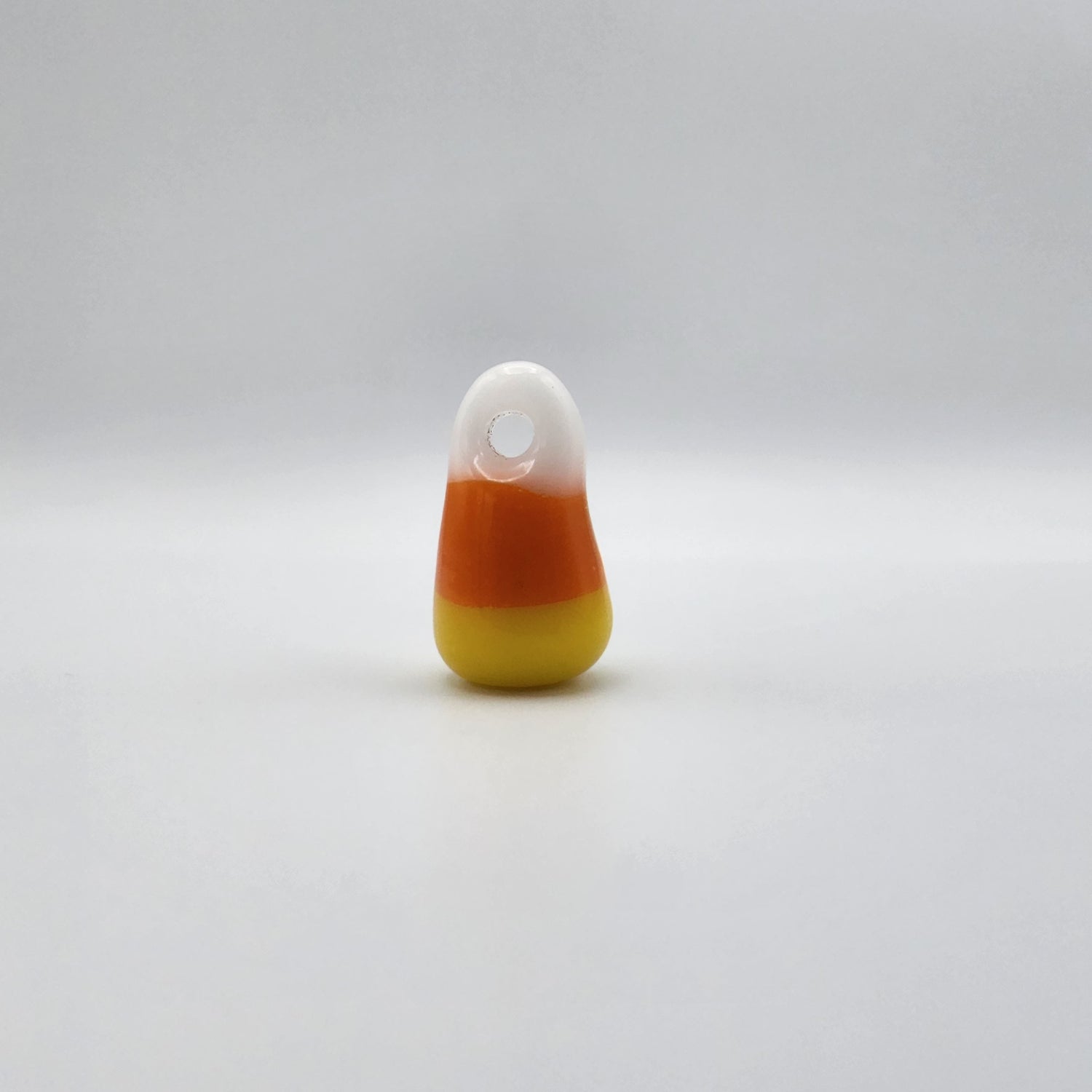 CMS Glass Pendant - Candy Corn Pendant Headies Hideout