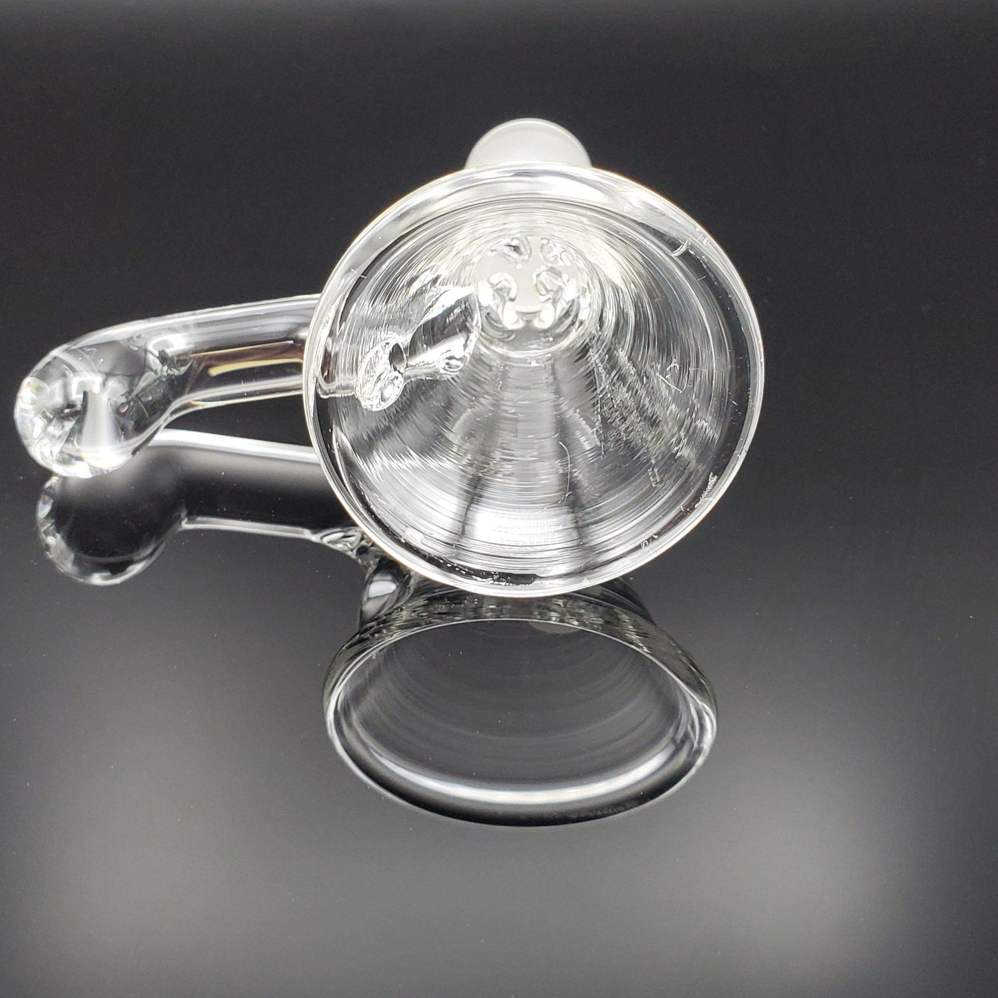 Freddy Home Blown Glass - 19mm Pinch Slide - Large - Clear Slide Headies Hideout