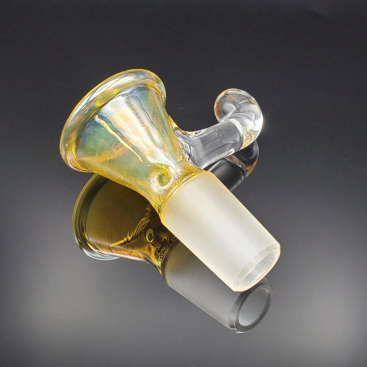 Freddy Home Blown Glass - 19mm Pinch Slide - Med - Goldstar Slide Headies Hideout