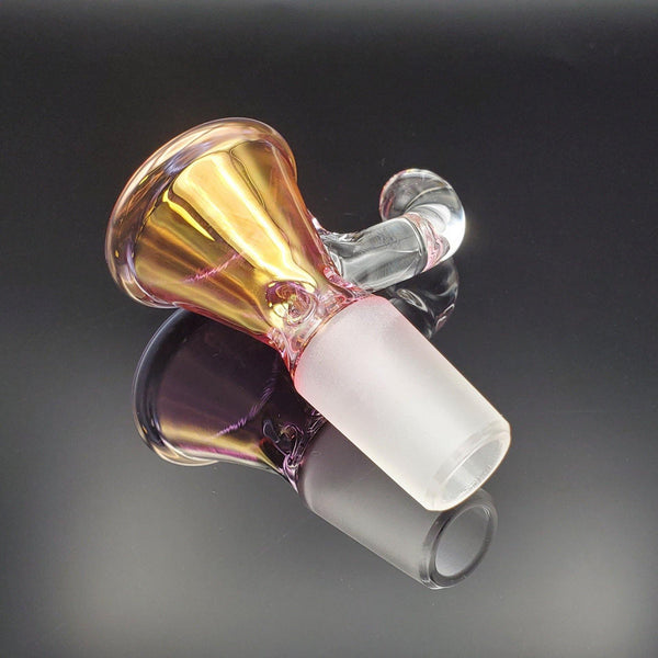 Freddy Home Blown Glass - 19mm Pinch Slide - Med - Rose Slide Headies Hideout