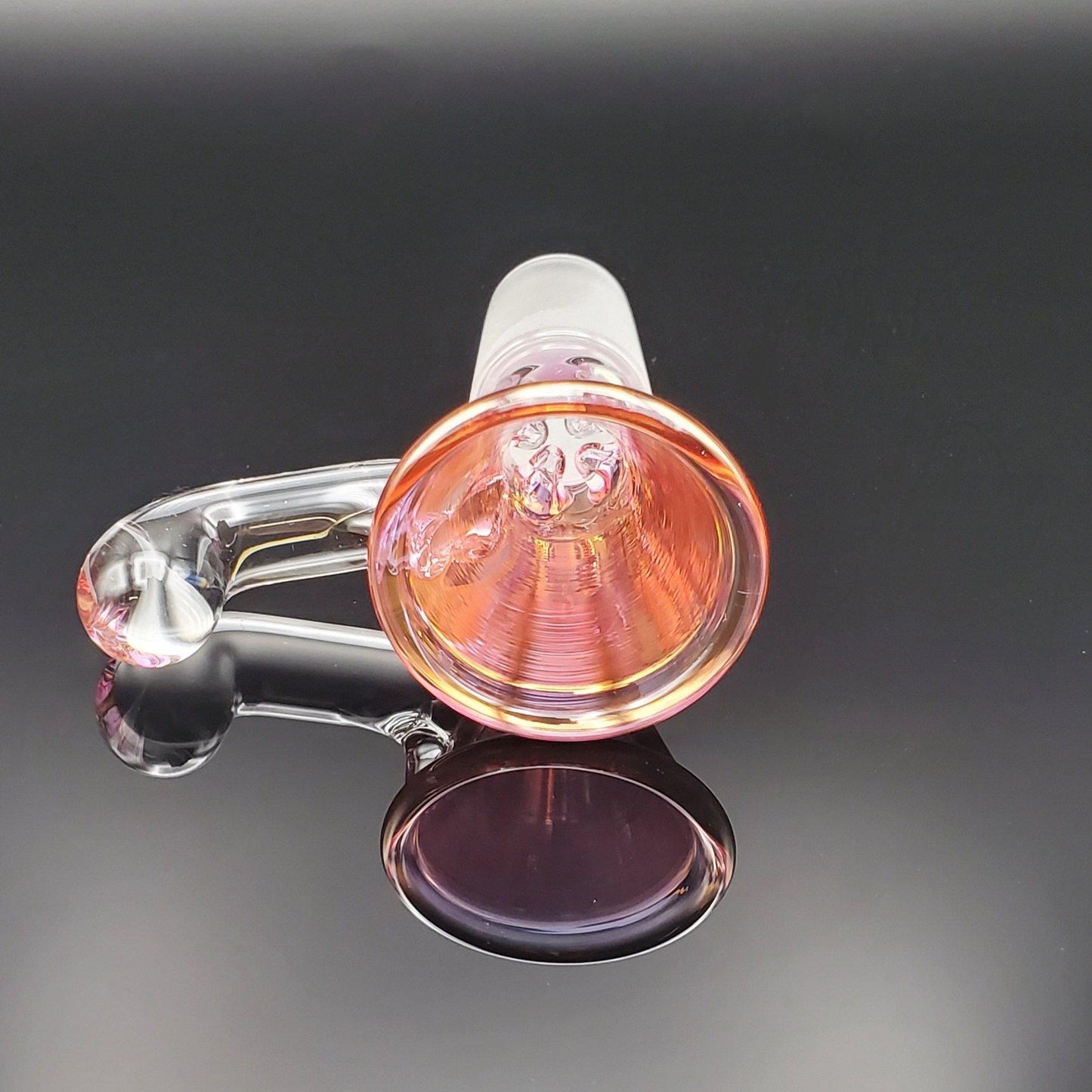 Freddy Home Blown Glass - 19mm Pinch Slide - Med - Rose Slide Headies Hideout