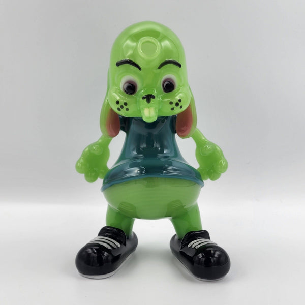 Friday Glass Clothed Bunny - Double Dose and Opaque Aqua Headie Glass Headies Hideout