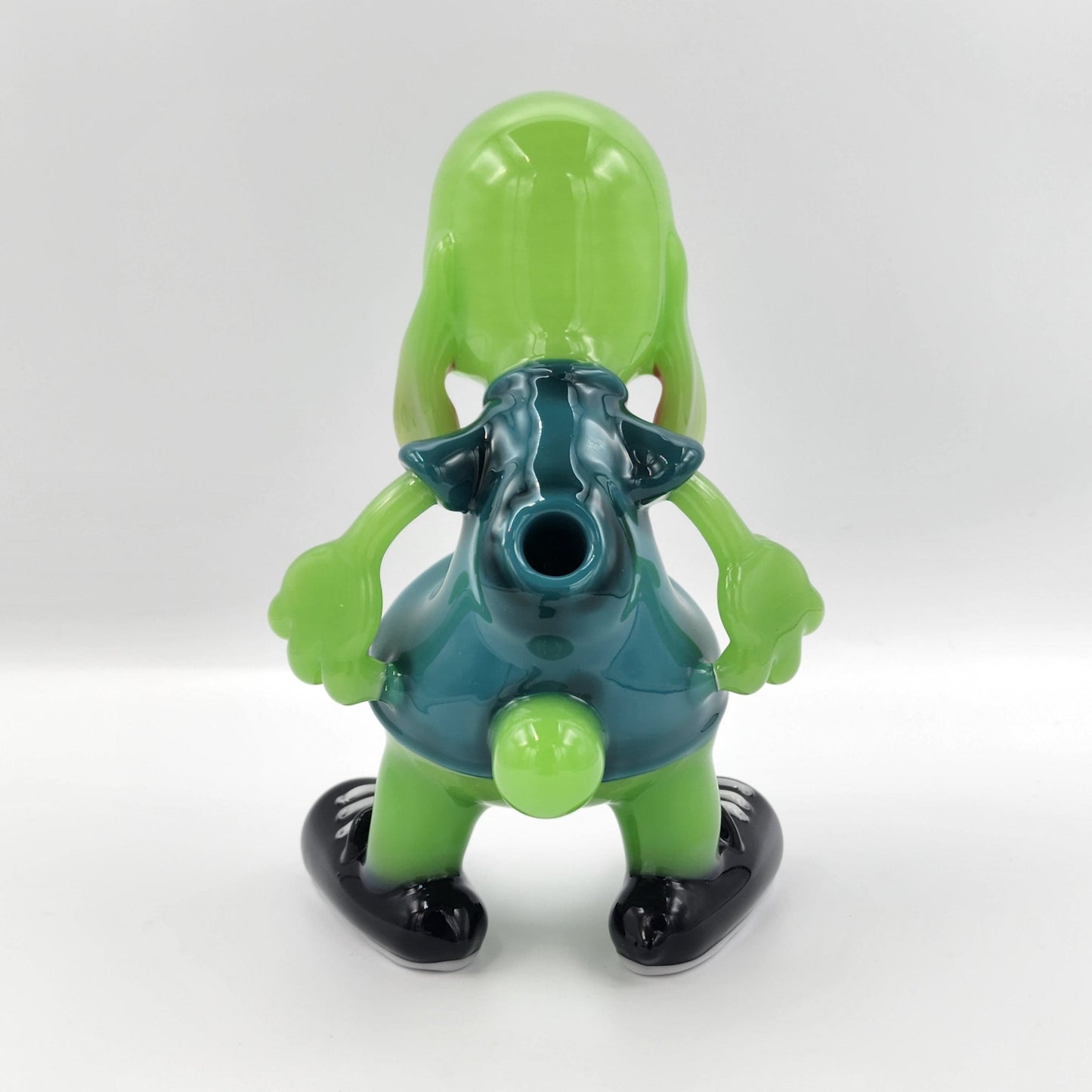 Friday Glass Clothed Bunny - Double Dose and Opaque Aqua Headie Glass Headies Hideout