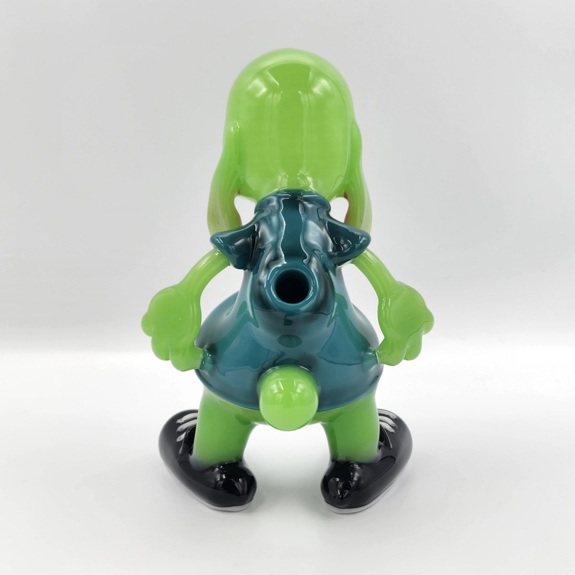 Friday Glass Clothed Bunny - Double Dose and Opaque Aqua Headie Glass Headies Hideout