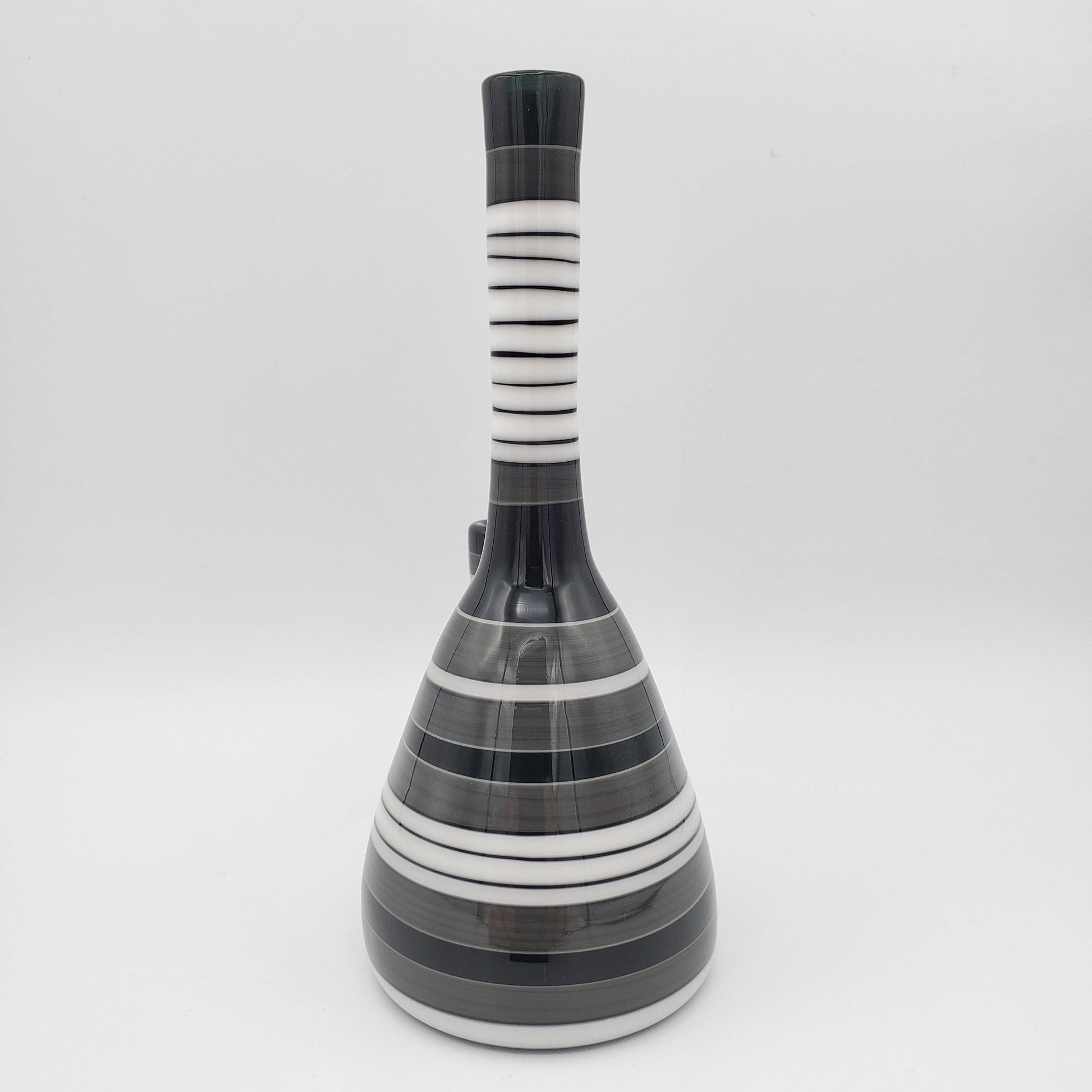 Grade A Glasssworx Beaker - Black and White Encalmo Headie Glass Headies Hideout