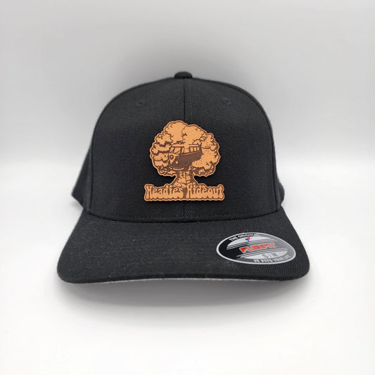 Headies Hideout Black Flex Fit Hat - S/M Hats Headies Hideout