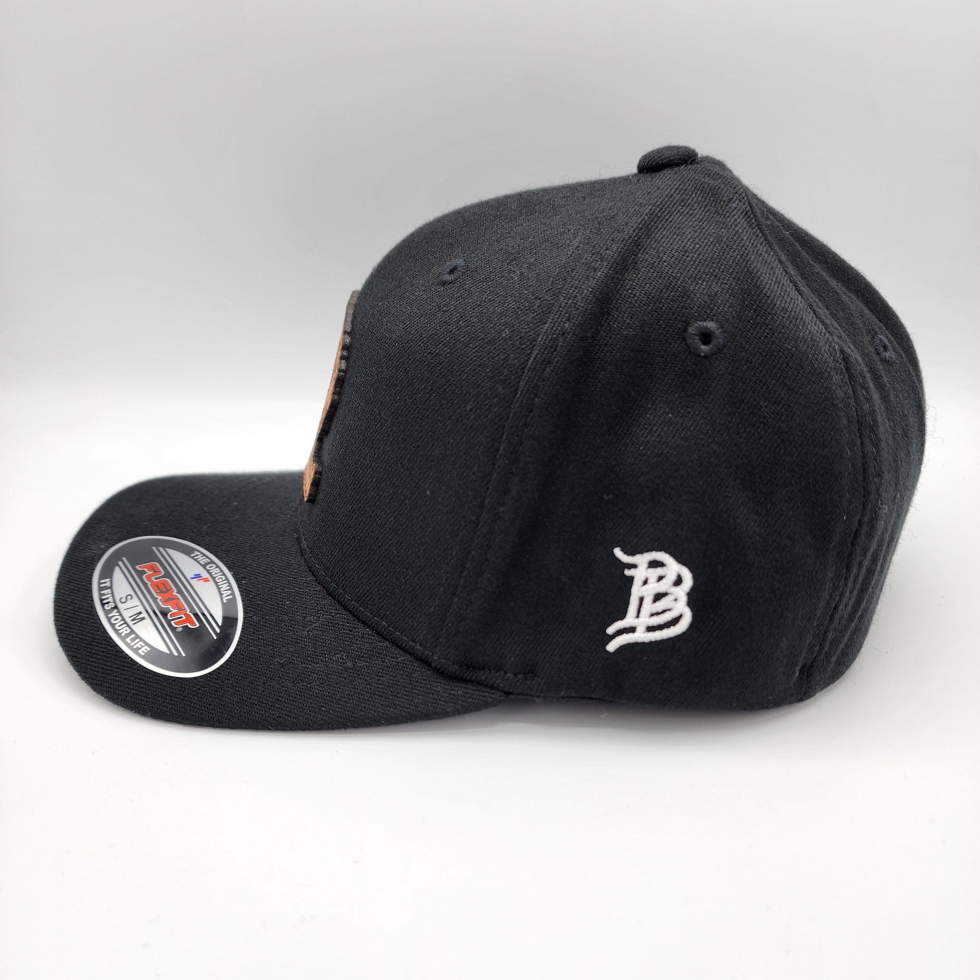 Headies Hideout Black Flex Fit Hat - S/M Hats Headies Hideout