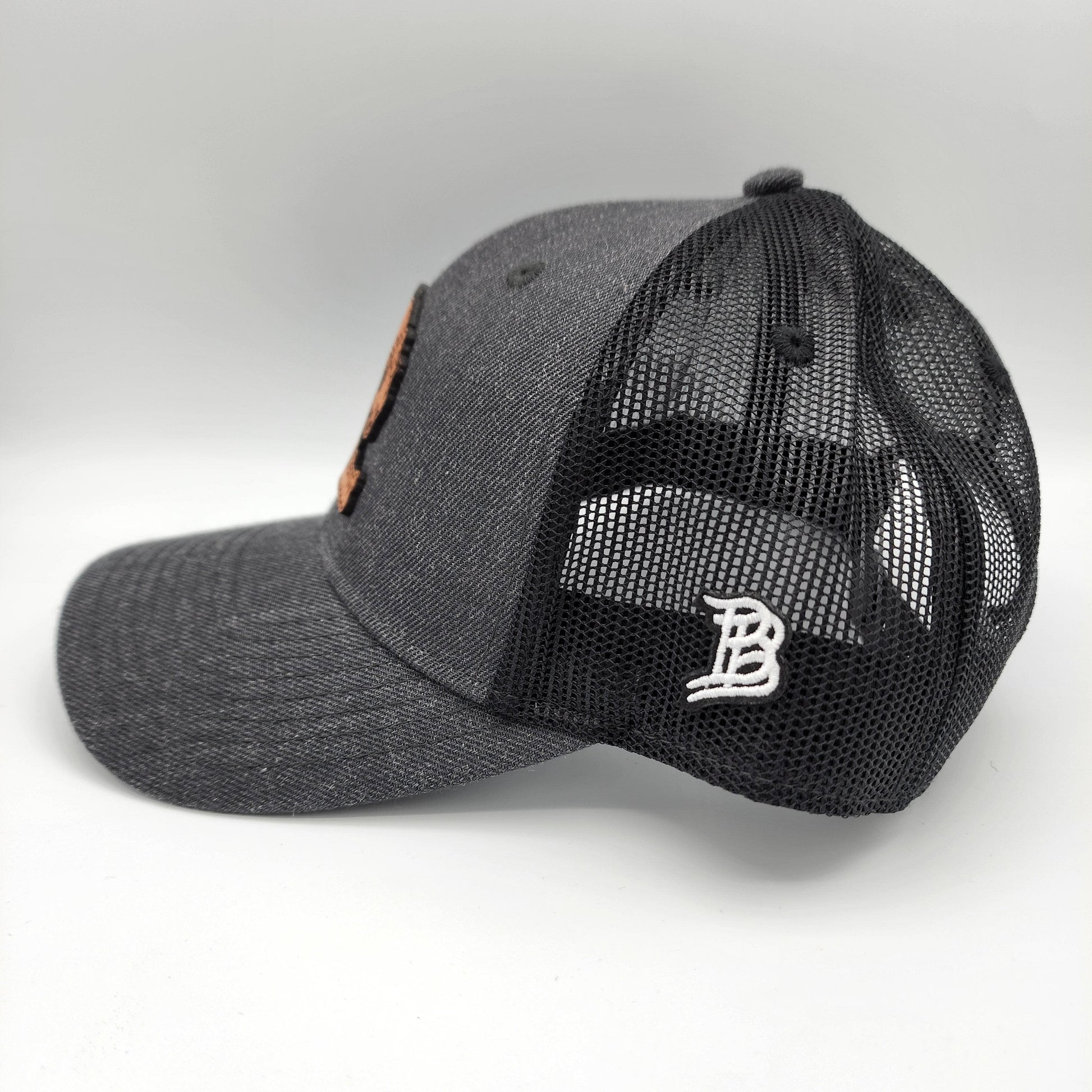 Headies Hideout Trucker Hat - Black and Grey Hats Headies Hideout
