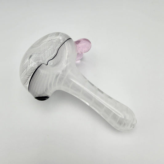 JP Cicero Glass Spoon  Fully Worked - 4A Hand Pipe Headies Hideout