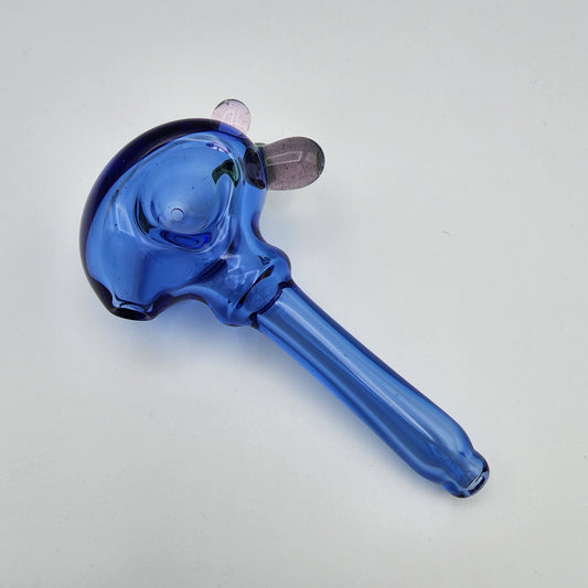 JP Cicero Glass Spoon Transparent Color - 1A Hand Pipe Headies Hideout