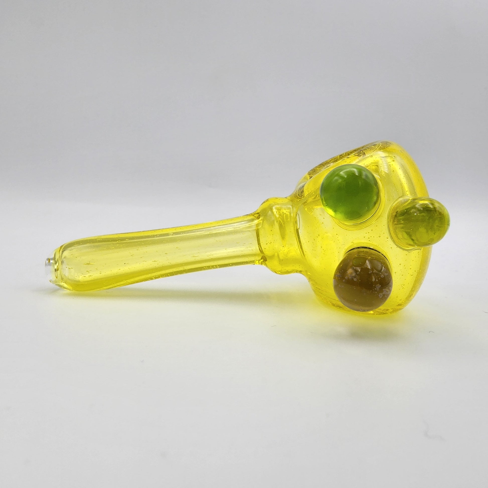 JP Cicero Glass Spoon Transparent Color - 2A Hand Pipe Headies Hideout